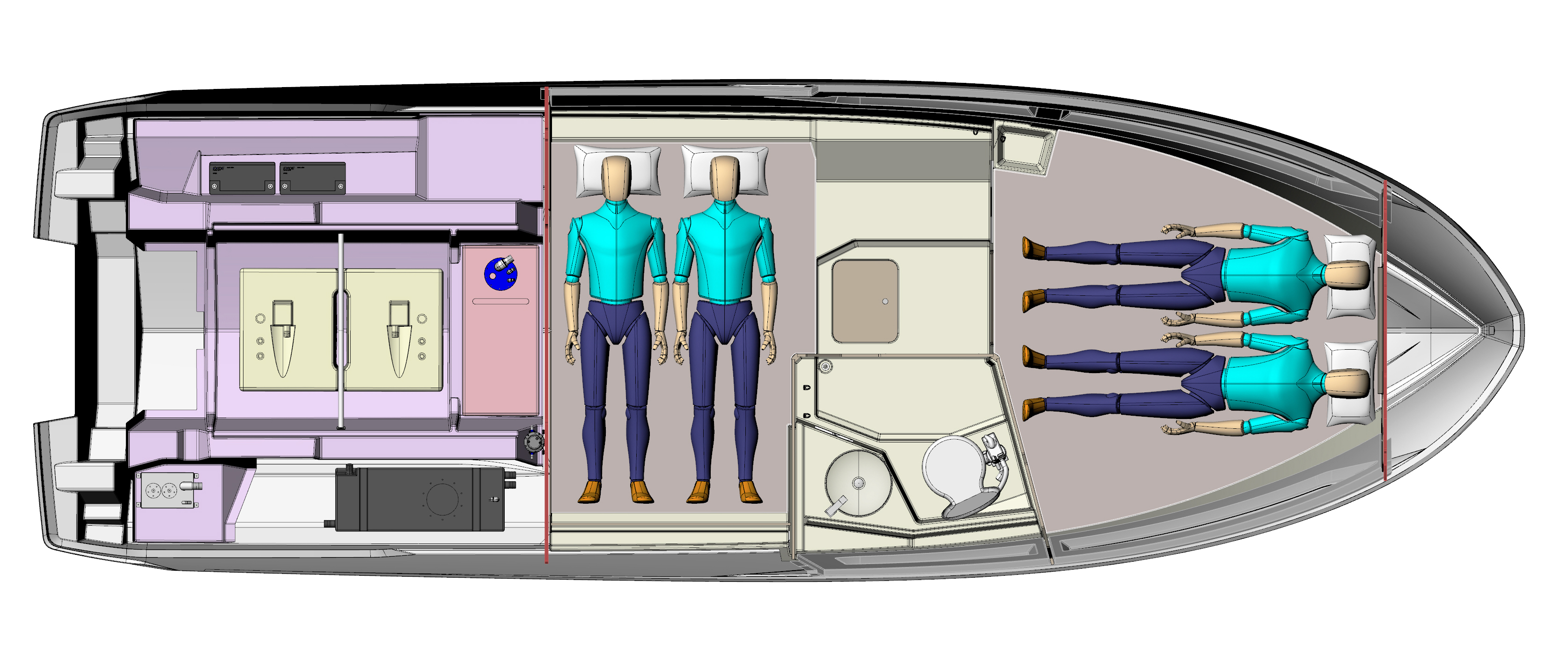 C80C Layout Cabin 3