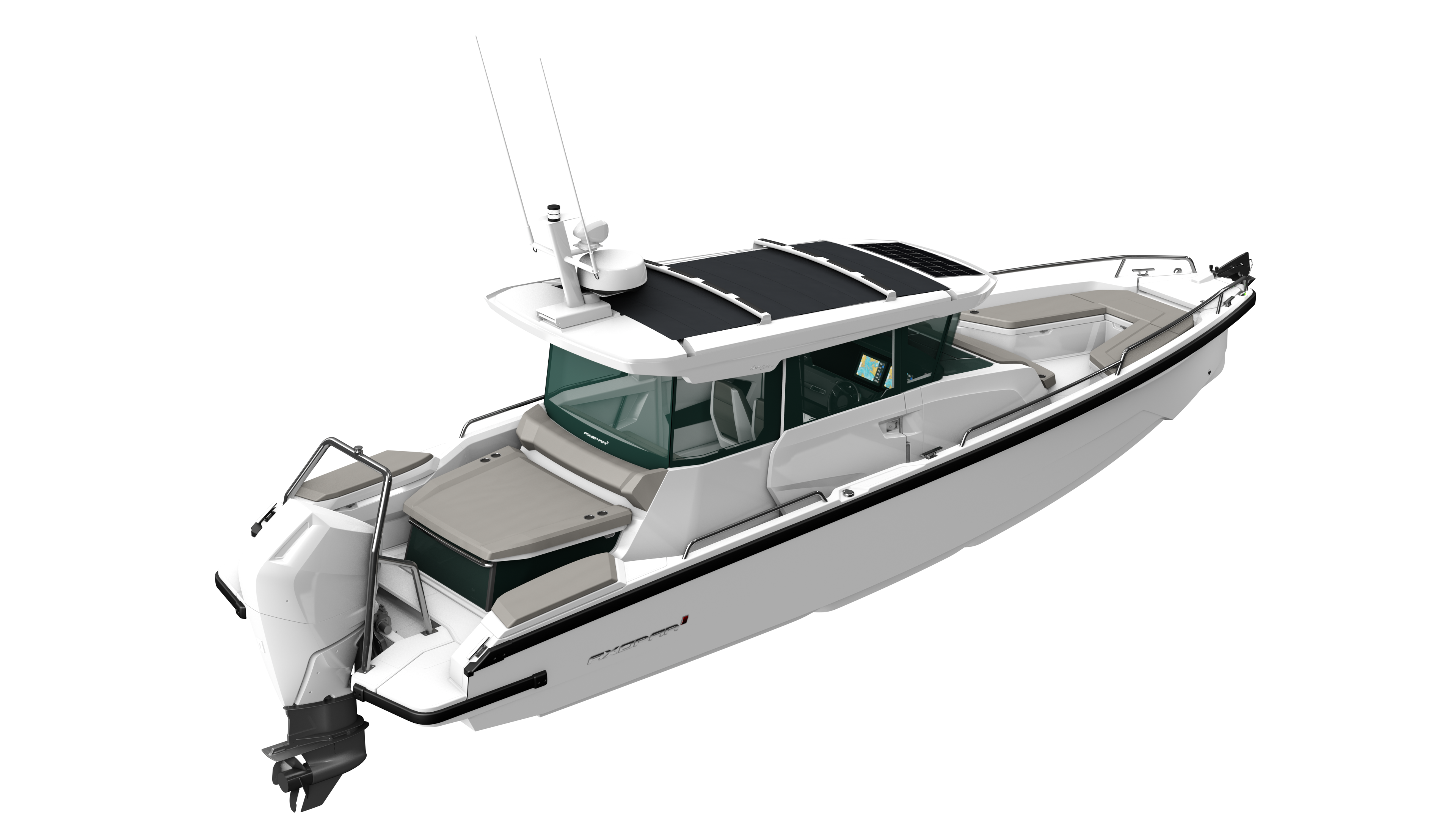 New Axopar 29 Cabin Overhead View