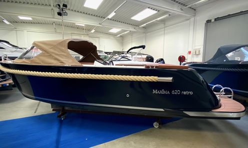 Maxima 620 Retro Blå Hvid (4)