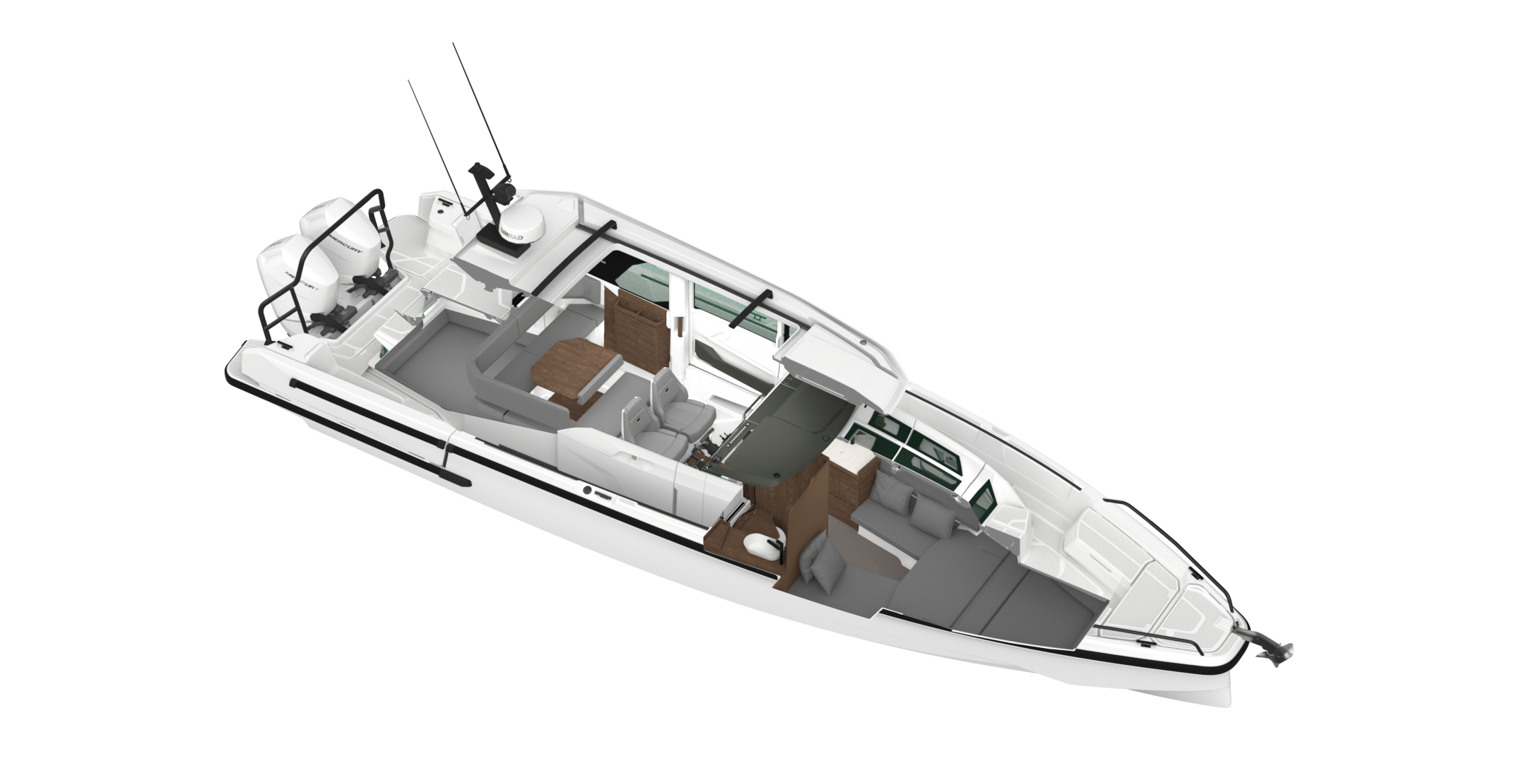 Axopar 38 XC Cross Cabin Toilet Compartment